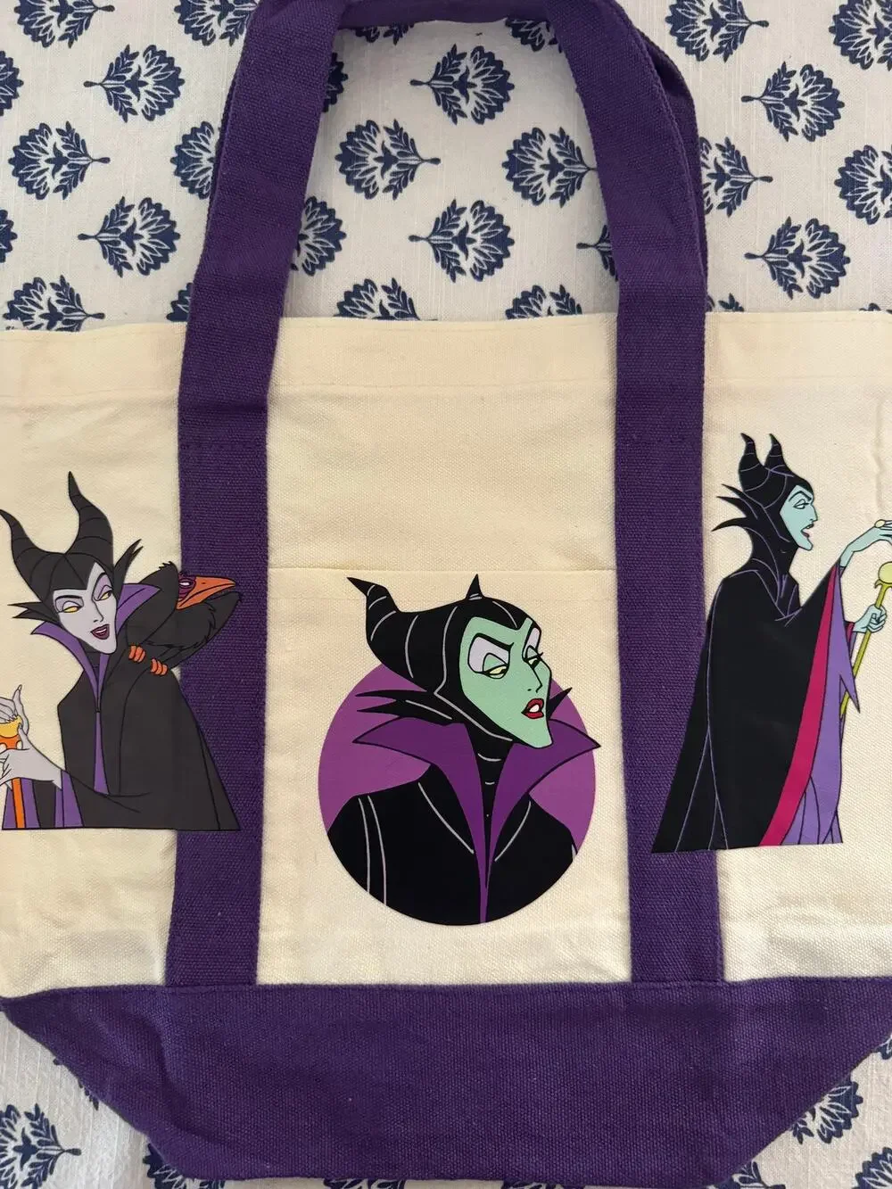 Disney Maleficent Purple Custom Made Mini Tote